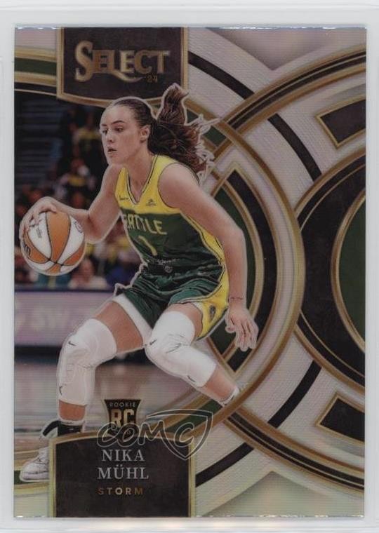 2024 Panini Select WNBA Premier Level Silver Prizm Nika Muhl #162 Rookie RC 1i7m