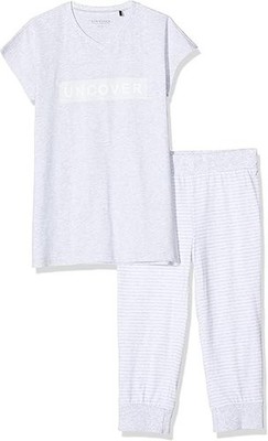 Schiesser Mädchen   Shorty grau mit 3/4 Hose  NEU Gr.140