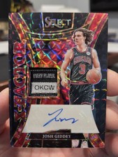 2024-25 Select Josh Giddey Black Finite Tag Auto 1/1