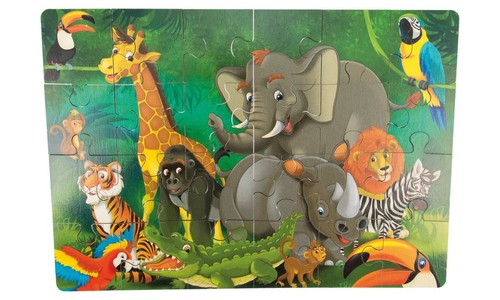 Puzzles Für Kinder Tierpuzzle 100 Teile. | Spielzeug  Puzzles