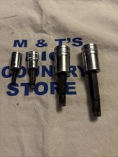 Snap-on 4pc 38 12 Drive Triple Square Socket Driver Lot 6mm 8mm 10mm 12mm