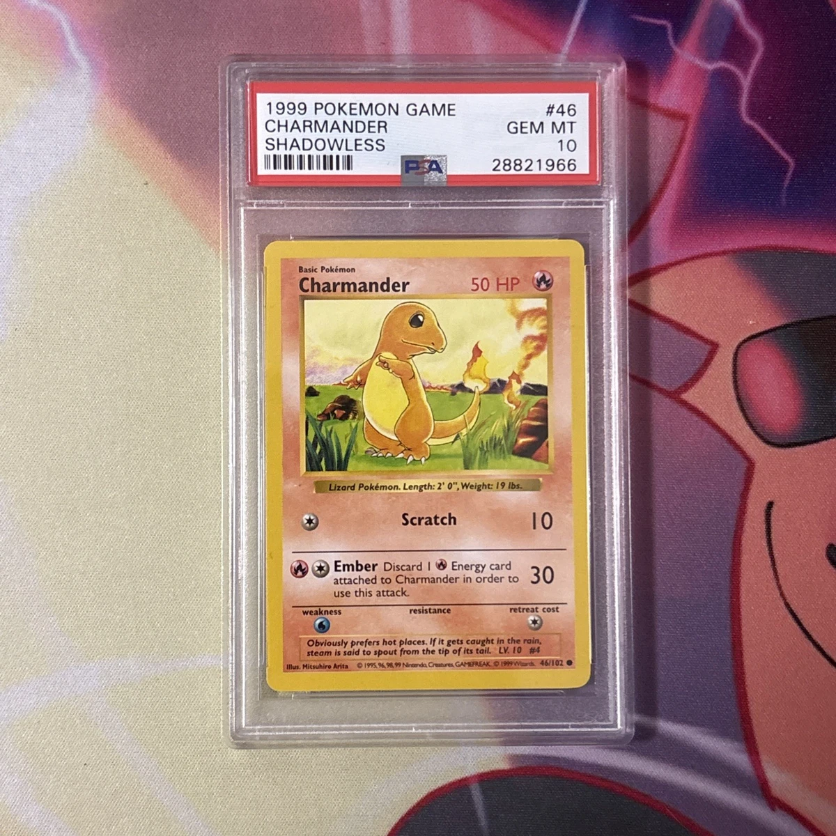 25+ Charmander Pokémon TCG Shadowless Individual Collectible Card