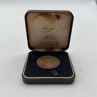 Metropolitan Police 150th Anniversary 1829 1979 Medal Cased