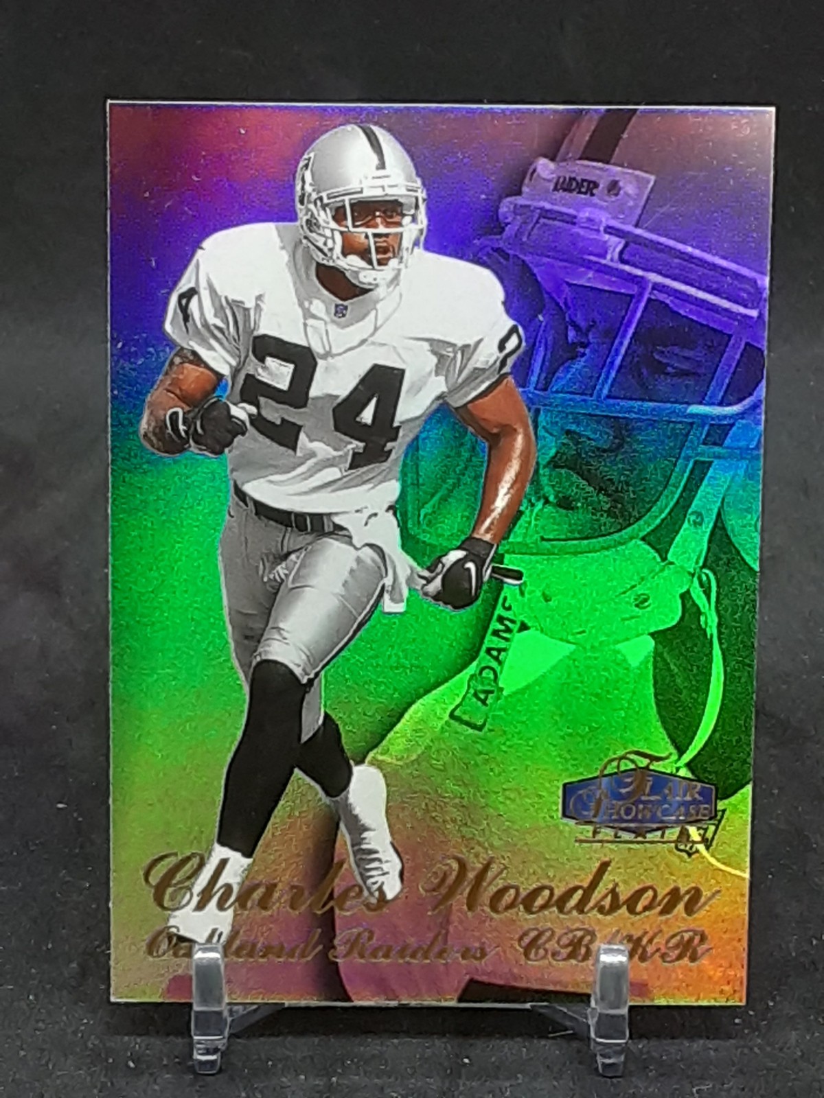 CHARLES WOODSON 1998 FLEER FLAIR SHOWCASE ROW 3 RC RAIDERS QQ