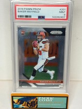 2019 Prizm Football - BAKER MAYFIELD #201 - Rookie Card - PSA 9. rookie card picture