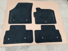 Genuine Land Rover Freelander 2 Black Carpet Floor Mat Set Stitched Badge