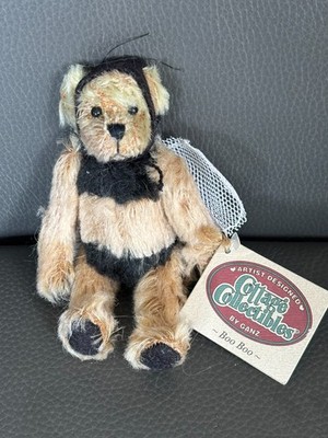Boo Boo 6'' Ganz Cottage Collectibles Teddy Bear bee with wings new