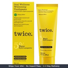 Hydroxyapatite Whitening Toothpaste Happy Mint 3.4 Oz