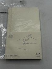 Cuaderno MD B6 delgado diario en blanco Midori MD papel Japón 176 páginas nuevo