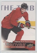 2016-17 Upper Deck UD Canvas Program of Excellence Jason Dickinson #C256 0w0l