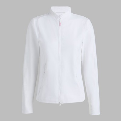 G/FORE BRUSHED BACK STRETCH FITTED LAYER Jacke für Damen Weiß