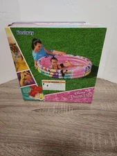 Disney Princess 3-ring Pool Ages 2+/48” X 48” Pink Inflatable 