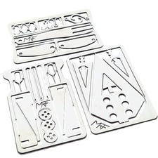 MRF Card Multitools 3-Card Survival Kit – Fisherman, Hunter & Urban Emergency...