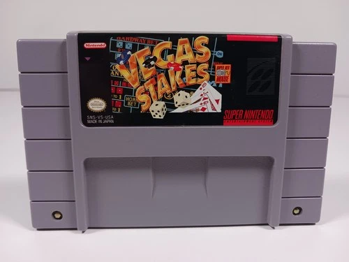 Vegas Stakes (Super Nintendo, SNES) - Cartridge Only, Tested, Working