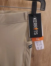 NEW HORSE Riding Breeches / Kerrits Kids XL Ice Fil Full Seat w Tags Tan  Barn 
