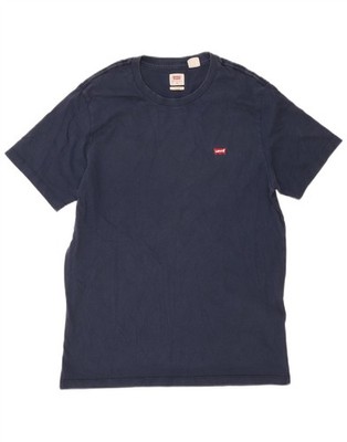 Levi's Herren Standard T-Shirt Oberteil Medium Navy Blau Baumwolle AN06