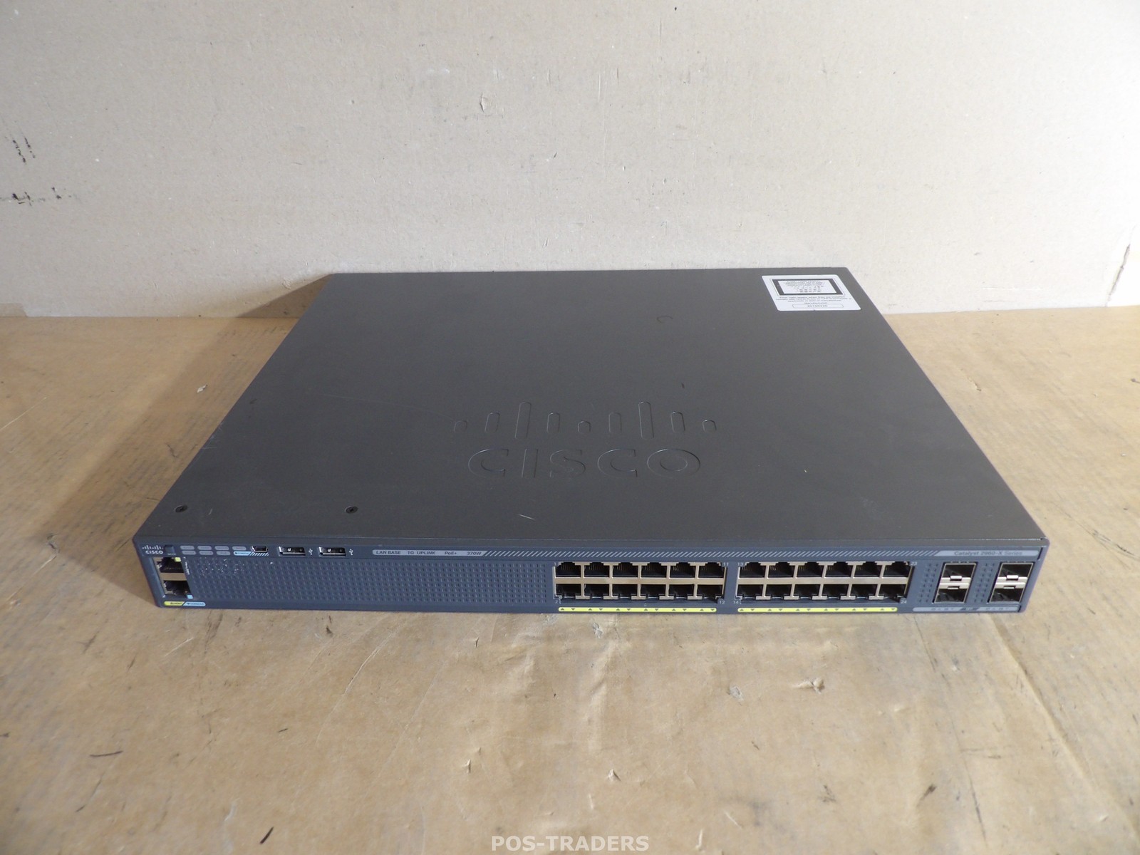 Cisco Catalyst 2960-X Series Ethernet Switch WS-C2960-X-24PS-L V04 - EXCL EARS