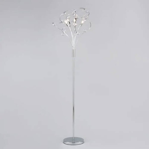 BHS Lila Chrome Floor Lamp - Picture 3 of 6