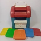 EUC Vintage Fisher Price Sort And Stack Mailbox Toy #1025 Complete W 5 Letters