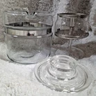 New ListingVintage Pyrex Flame Ware 7754B  4 cup Glass Percolator Coffee Pot COMPLETE !
