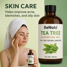 Tea Tree Essential Oil 4oz (120ml) 100% Pure Natural Therapeutic Grade