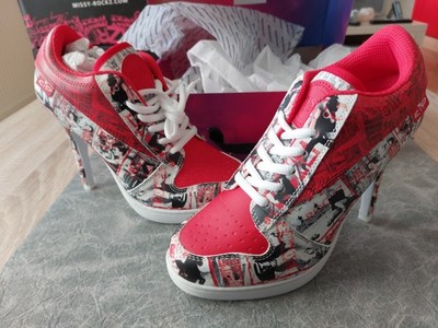 Missy Rockz Cover Up 2.0 NEU 10,5 cm Gr. 37 Sneaker High Heels Pumps