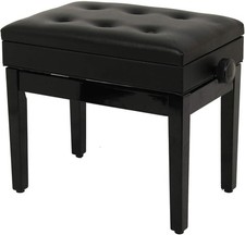 Adjustable Piano stool height piano wooden stool keyboard stool cushion seat
