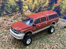 2014 Dodge Ram 1500 Lifted 4x4 Truck 1/64 Diecast Custom Off Road 4WD Greenlight