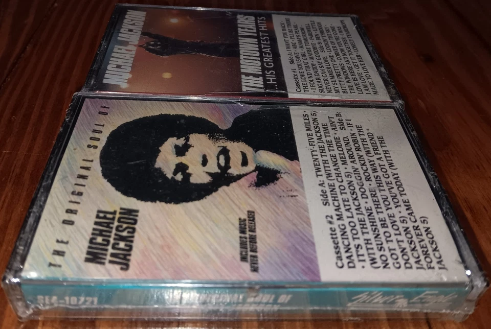 Michael Jackson RARE SEALED Silver Eagle Canada Cassettes The Motown Years Soul - Image 2 of 4