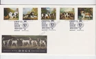 GB FDC FIRST DAY COVER 1990 DOGS STAMP SET CRUFTS DOG SHOW CENTENARY PMK