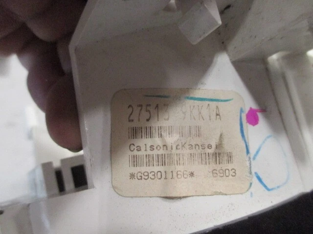 Nissan Versa 2015 2016 2017 2018 2019 unidad de control de temperatura de calefacción de aire acondicionado OEM Foto 3 de 4