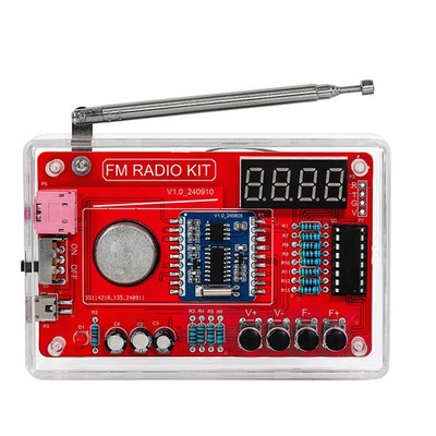 RDA5807 87-108 Mhz FM Radio DIY Kit Schweißübungsteile Einfach/Mit Digitalanzeig