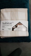 Habitat stripe  bedset King Size