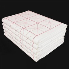100 Sheets 10cm Grid Chinese Calligraphy Practice Paper White Rice Xuan