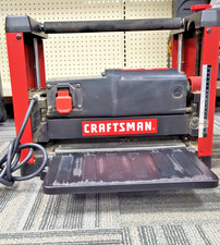 Craftsman CMEW320 Bench Top Planer-Red 15 amp Two knife solid steel cutter heads