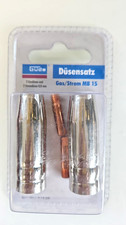 G&Uuml;DE D&uuml;senset 4-teilig MB15 f&uuml;r Schlauchpaket 4M 41148 Stromd&uuml;se Gasd&uuml;se