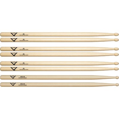 Vater Buy 3  5B Wood Drum Sticks, Get 1 Free KEG 5B