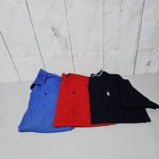 Polo Ralph Lauren Boys Shirt Bundle Size M 10-12 3 pc Lot