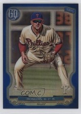 2020 Topps Gypsy Queen Box Topper Chrome Blue Refractor /99 Rhys Hoskins 05l1