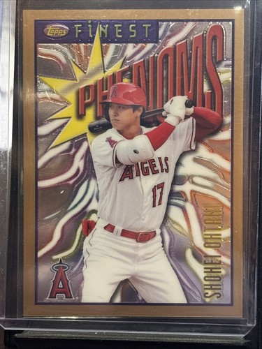 2023 Topp Finest Flashbacks Shohei Ohtani #57 Finest Phenoms MVP Angels Dodgers