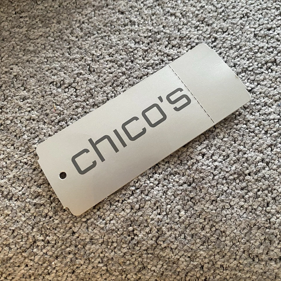 Chico’s Snake Skin Satchel Purse Shoulder Bag Chain Strap Magnetic Close - Image 3 of 4