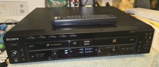 Sony RCD-W500C CD Recorder 5 Disc Changer Serviced Belts Tested Remote