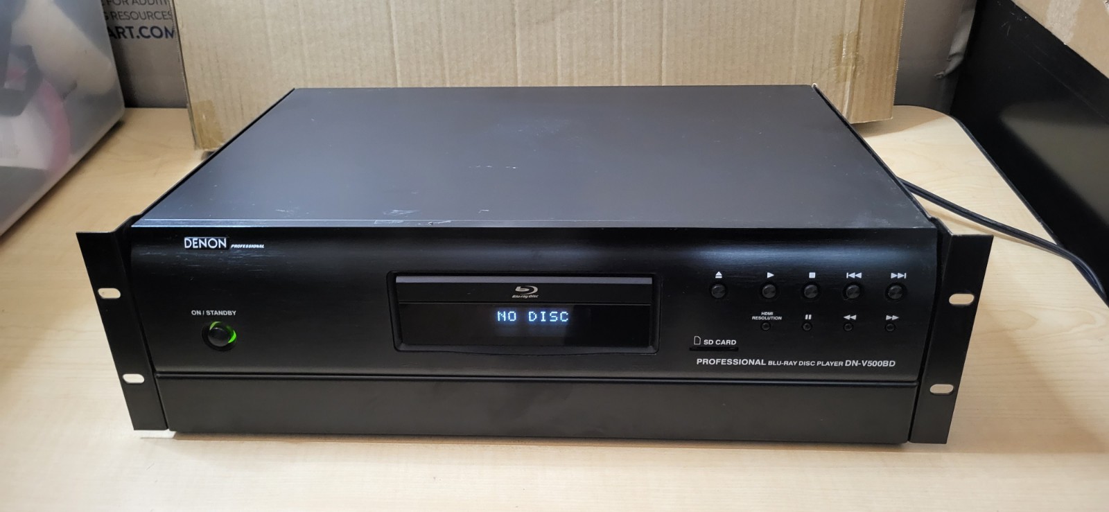 Dn-v500bd Rack Mounts Sd Card Black Used