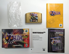 Legend of Zelda Majora's Mask holo Nintendo 64 N64 in box authentic