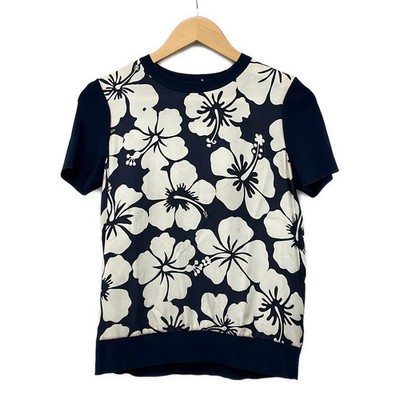 TORY BURCH Navy White Women's Cutsew