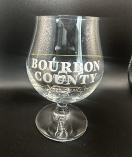 Bourbon County Clear Snifter Beer Glass Stout Snifter Breweriana
