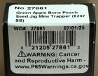 CASEXX 2025 GREEN APPLE BONE PEACH SEED JIG MINI TRAPPER + DIECAST DISPLAY TRUCK — photo 7