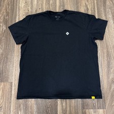 Rivian Men’s XL Black T‑Shirt Organic Cotton Employee Made in USA Compass Logo