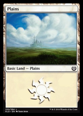 Basic Lands 10 MTG Plains (250) - Foil, NM-Mint, English Kaladesh