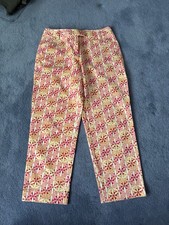 Vintage Talbots cropped capri pants size 8 fun spring vacation resort cruise